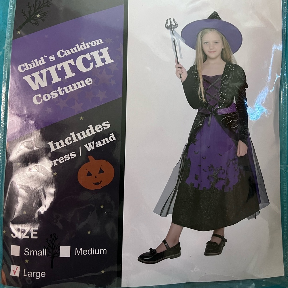 Girls witch costume